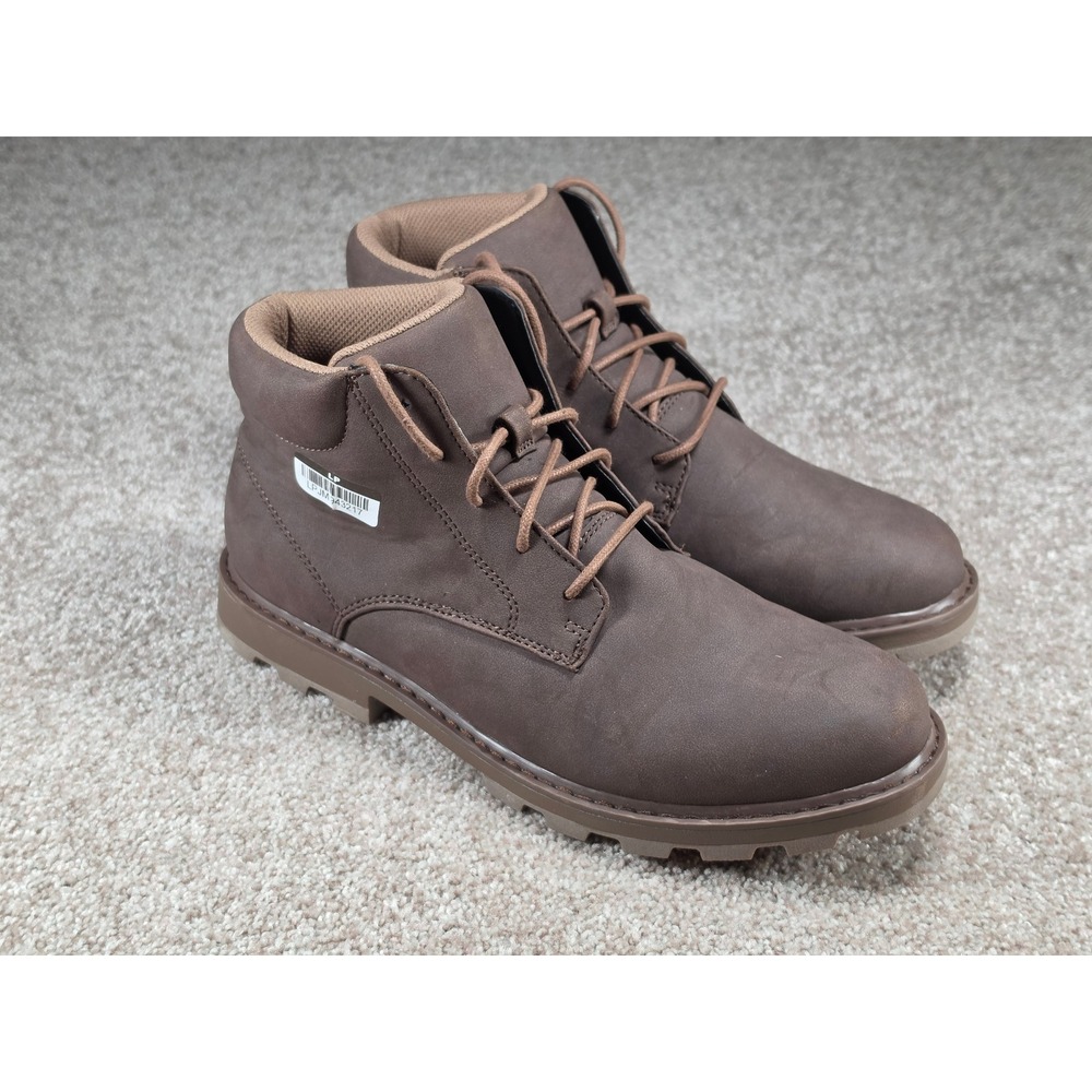 Goodfellow & Co Mens Maynard Chukka Boots Brown Lace Up Ankle Lug Sole Size 10